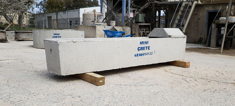 2.3m Rectangular Cattle Trough at Mini Cretes Albury Wodonga